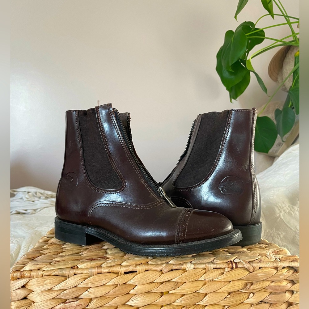 Grand Prix Leather Paddock Boots